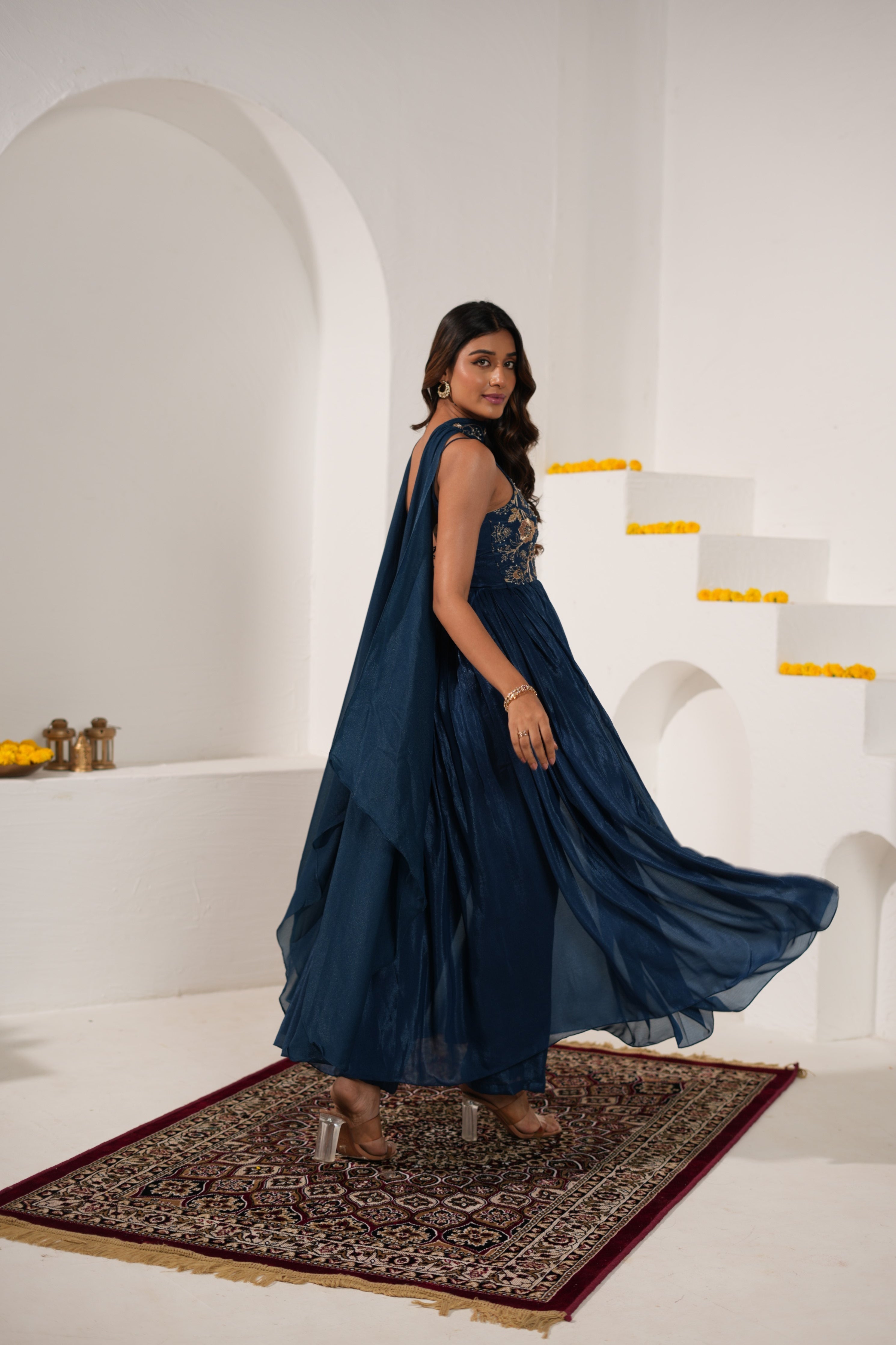Evara Suit Blue