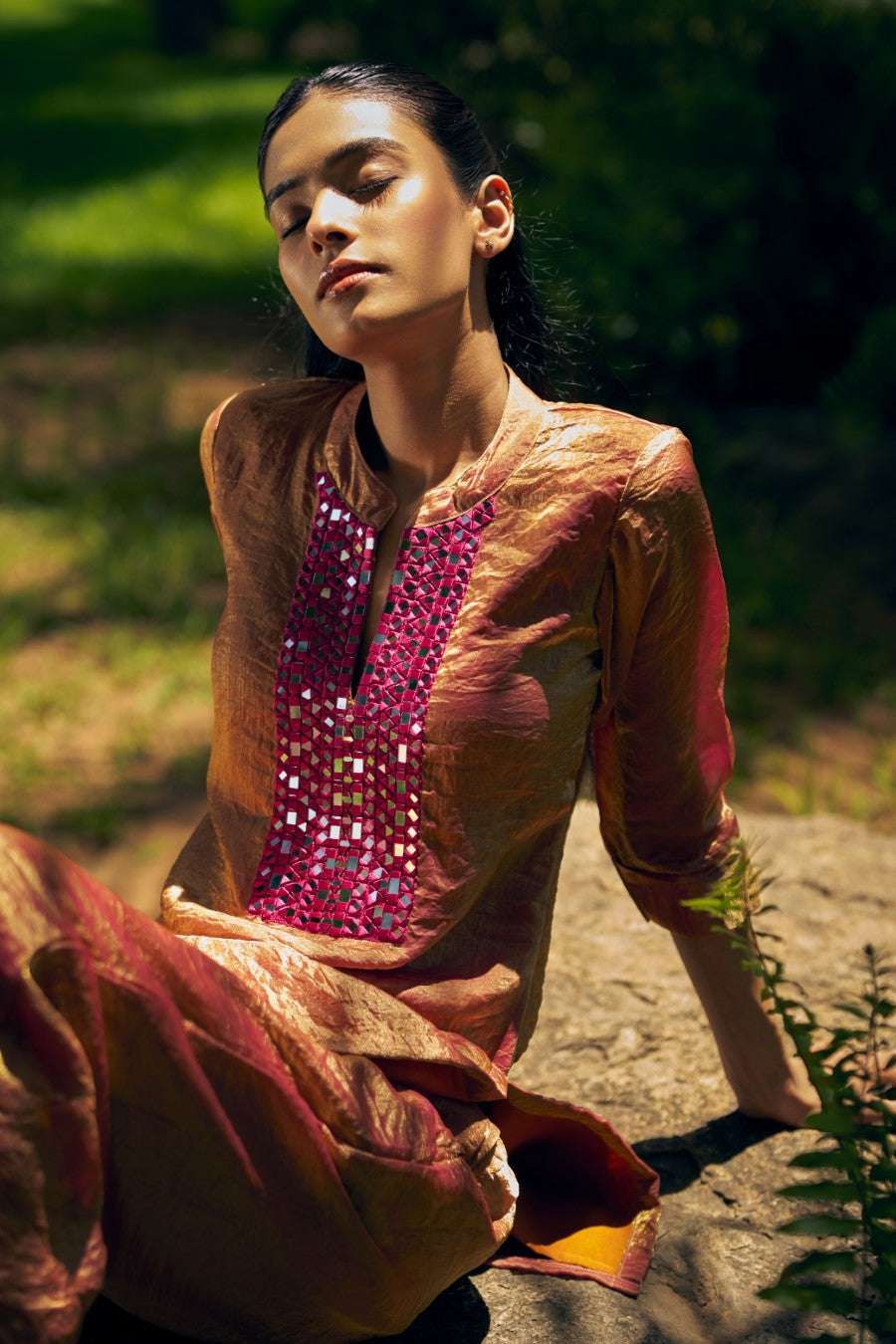 Ishya suit Rust