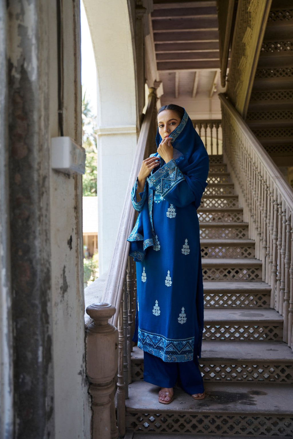 Qurbat Suit Blue