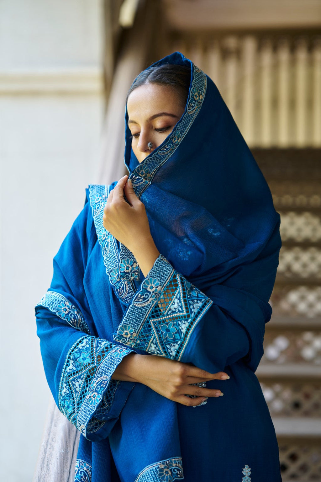 Qurbat Suit Blue