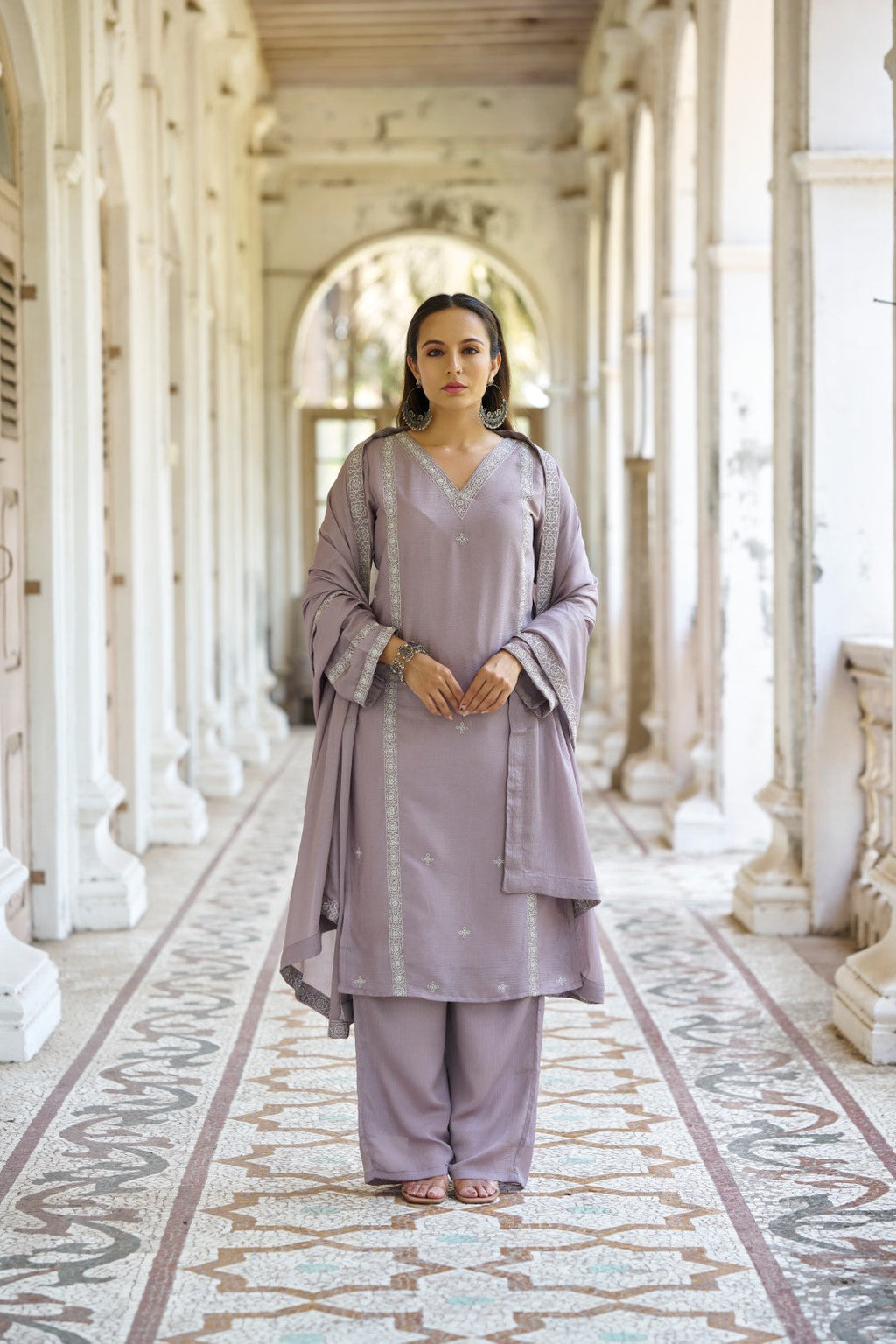 Aabh Suit Mauve