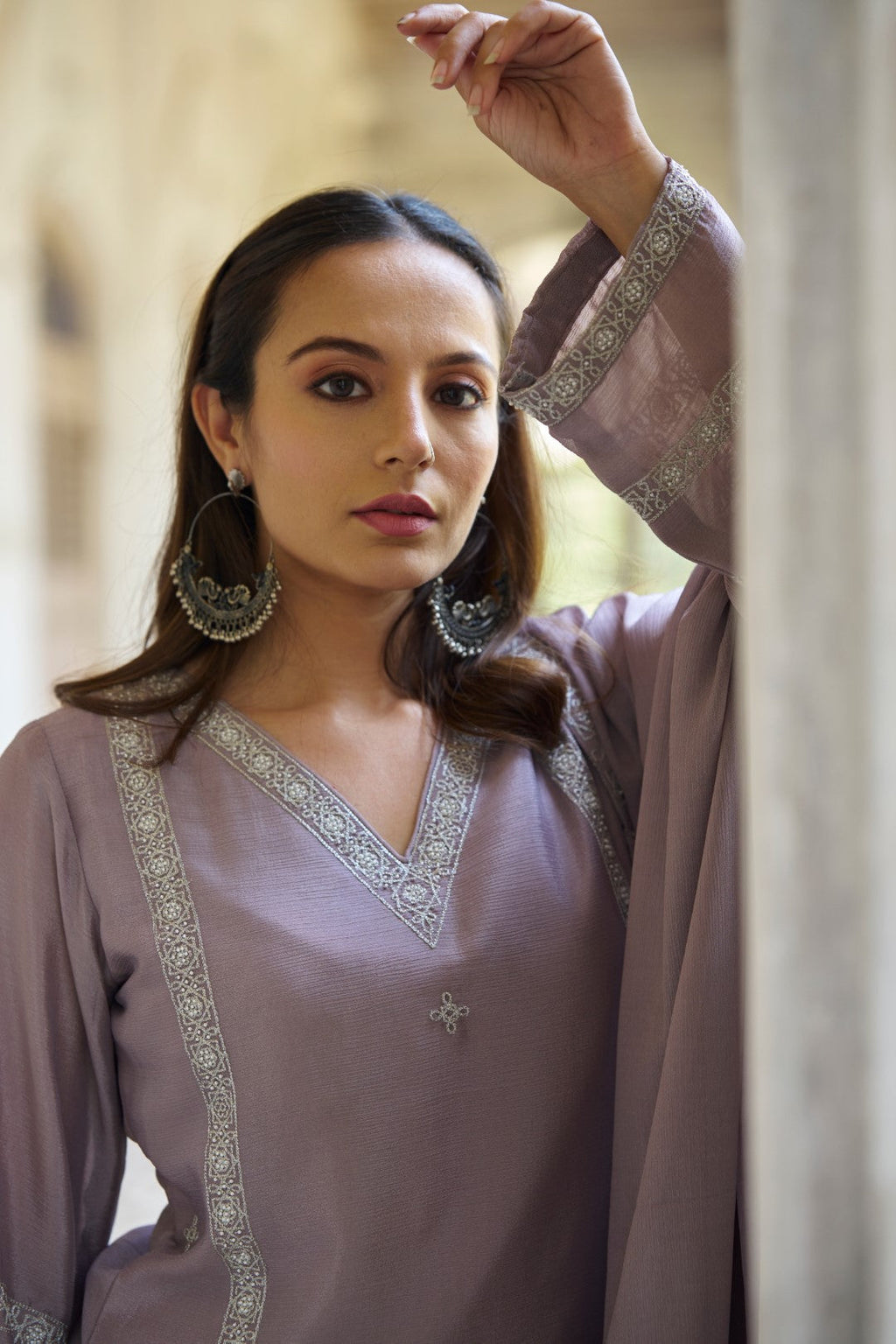 Aabh Suit Mauve